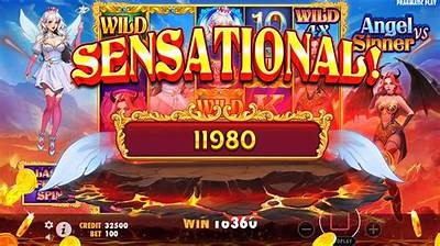 Explore the Thrilling Battle of Angel vs Sinner in Free Play Slot Experience